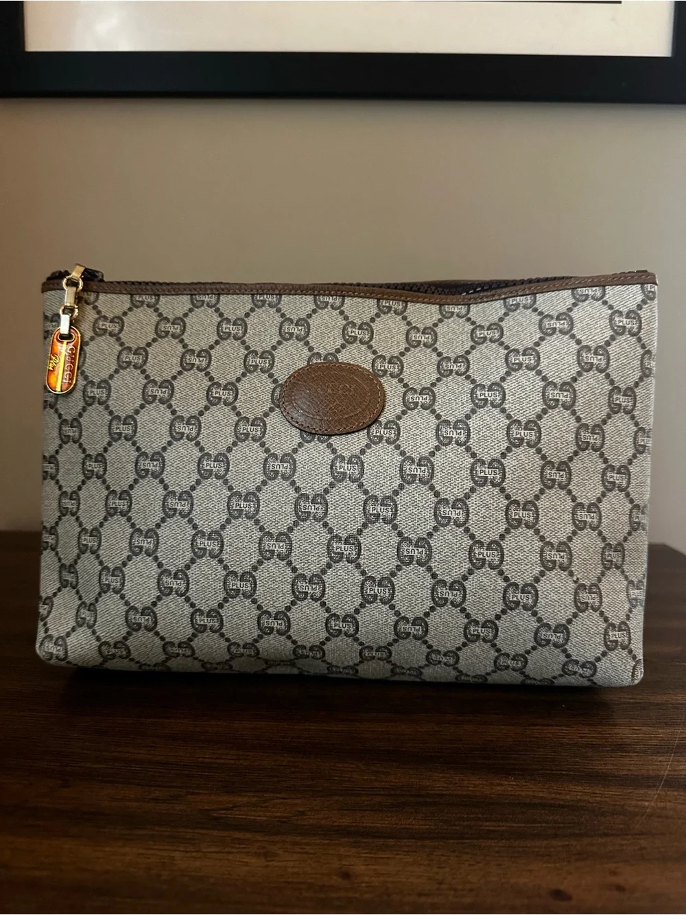 Gucci GG Plus Vintage Clutch